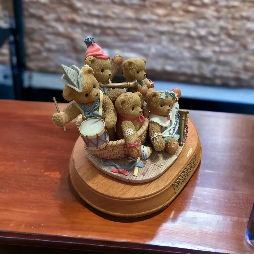 Cherished Teddies ~ 5 Years Anniversary Figurine